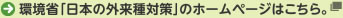 環境省「日本の外来種対策」のホームページはこちら
