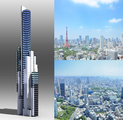 画像：未来の超高層ビル