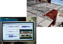 写真3：当社技術研究所での耐震性能検証