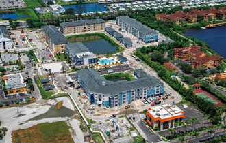 写真：フラワノイ社がフロリダ州で現在開発中の賃貸集合住宅