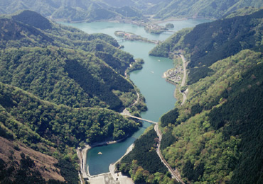 図版：河内川貯砂ダム（神奈川県1999年竣工）