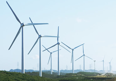 図版：御前崎風力発電所（静岡県2011年竣工）