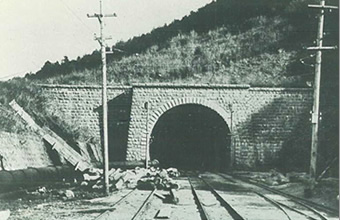 図版：丹那トンネル（静岡県1934年竣工）