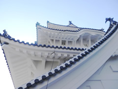 図版：軒裏　三重屋根の東南面