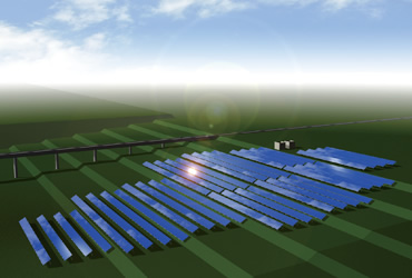 図版：太陽光発電所イメージ