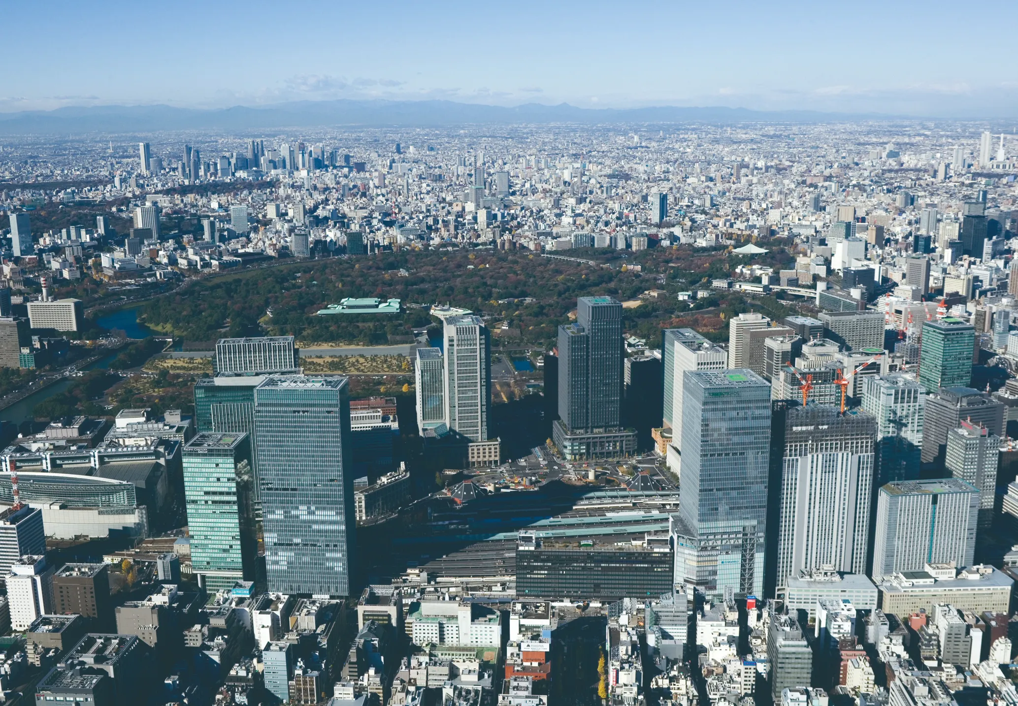 図版：東京駅八重洲口開発プロジェクト（グラントウキョウ）