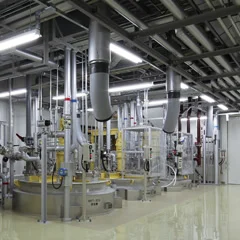 図版：3D設計技術　製造エリア（完成写真）