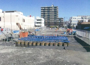 図版：ドレーン工法を用いた土壌地下水汚染原位置浄化技術