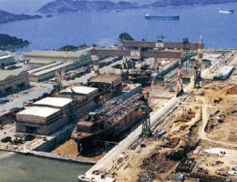 図版：三菱重工業香焼ドック