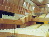 Scale model simulation on auditorium