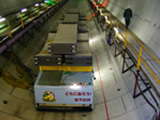Visual steering control system for AGV