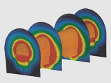 Observational method for large rock caverns