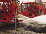 In-situ ground remediation technique using water jet mixing method (Enviro jet method)