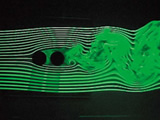Flow visualization test