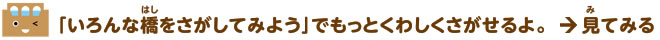 関連リンク：いろんな橋をさがしてみよう