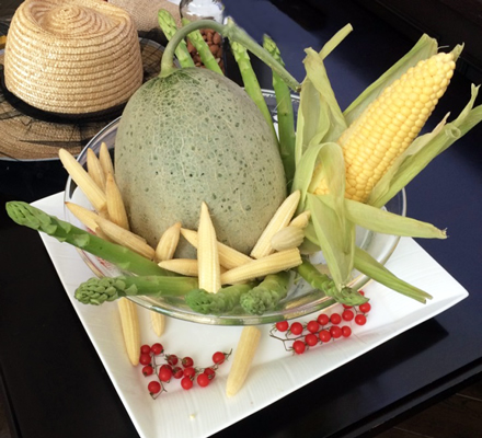 写真：料理に使われる食材