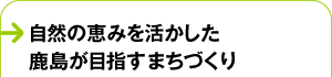 concept：自然の恵みを活かしたまちづくり