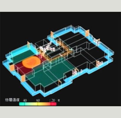 画像：避難シミュレーション