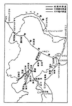 地図(満州交通図)