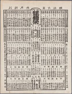 流行糸物類栄（明治10・1877年）提供：東京都中央区立郷土天文館