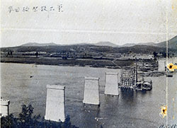 麦田橋仮設工事1935年5月25日撮影