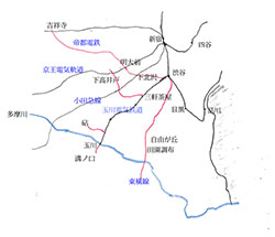 昭和初期の路線図