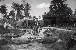 ザンジバル道路（ボーリング中の第3橋）