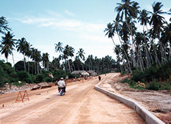 ザンジバル道路（施工中）