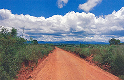 イリンガの補修された道路