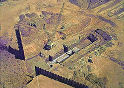 ルアハ頭首工俯瞰