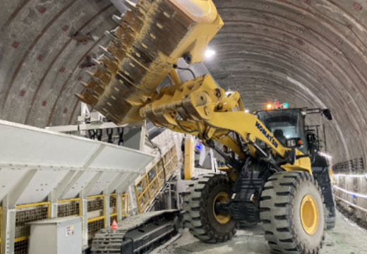 山岳トンネル工事における「ずり出し」を自動化・無人化 | プレス