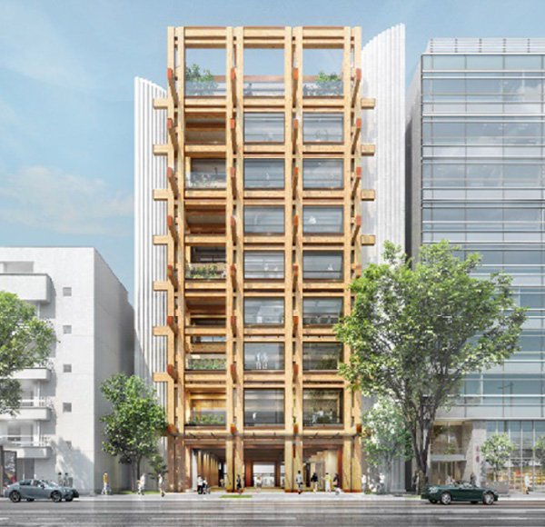 図版：新東北支店ビル外観