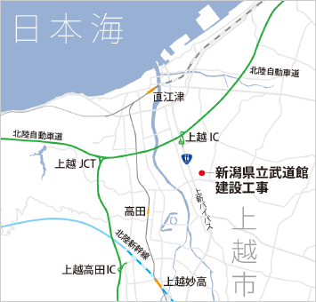 図版：工事現場地図