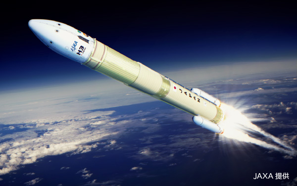 図版：JAXA開発中のH3ロケット，イメージ図