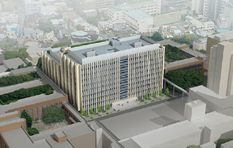 図版：東京大学（本郷）クリニカルリサーチセンター施設整備事業