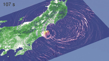東北地方・太平洋沖地震の波動伝播解析
