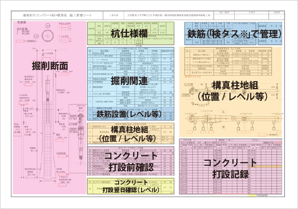 図版：施工1シート