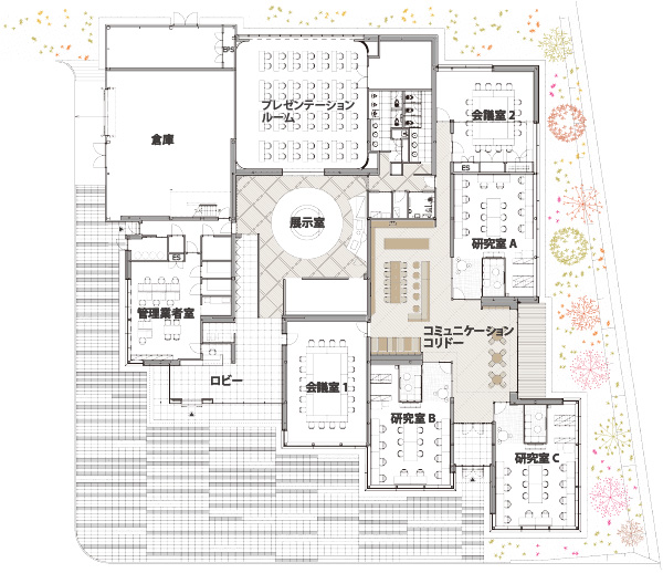 図版：1階平面図