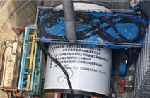図版：台湾「大林高港電力シールド工事」の発進前のシールドマシン