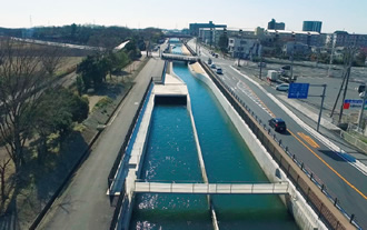 写真：武蔵水路（中流部）（関東支店）