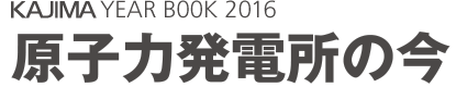 KAJIMA YEARBOOK 2016　原子力発電所の今