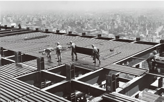 写真：霞が関ビルディング建設工事および竣工当時の風景と現在（東京都港区）