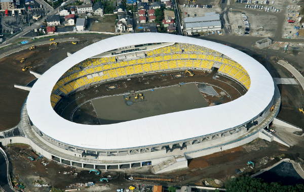 図版：栃木県総合運動公園陸上競技場