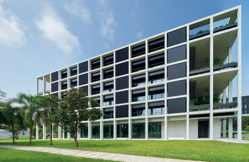 図版：The GEAR: Kajima Lab for Global Engineering, Architecture & Real Estate（KOAシンガポール）
