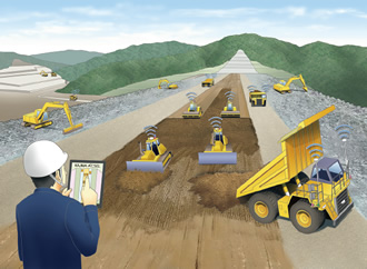 図版：A4CSELのダム工事での適用イメージ
