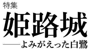 姫路城 ──よみがえった白鷺