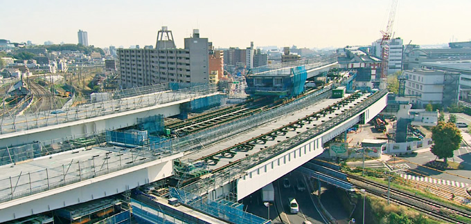 写真：縦取りの状況