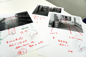 写真：室田所長直筆の改善指示書