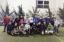 写真：学生時代はサッカー部に所属していたという赤松さん