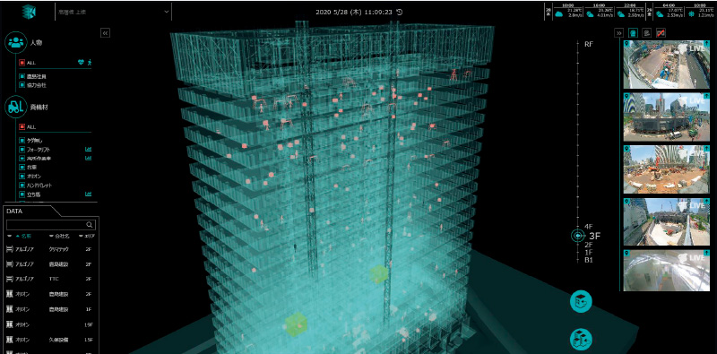 図版：「3D K-Field」の空間情報画面